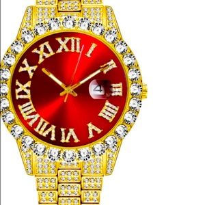 Men luxury red/green/sliver/gold watches